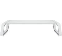 Trust 25351 Supporti a parete per TV Scrivania Trasparente, Bianco