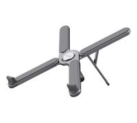 Trust Supporto/Rialzo Per Laptop - Pieghevole In Alluminio - Macy - Grigio
