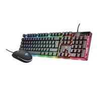 Trust GXT 838 tastiera Mouse incluso Gaming USB QWERTY Italiano Nero