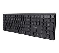 TRUST TASTIERA WIRELESS RICARICABILE MULTICONNECT 2 BT + 1 WL 2,4GHZ - PLASTICA