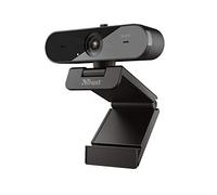 Trust Taxon Webcam PC 2K QHD (2560 X 1440), 2 Microfoni Integrati, Autofocus, 30 FPS, Computer/Mac/Macbook/Laptop/Notebook, Telecamera USB Per Streaming, Skype, Teams, YouTube, Zoom
