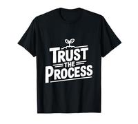 Trust The Process Citazione Motivazionale Inspirational Maglietta