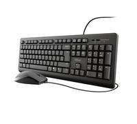Trust TKM-250 tastiera Mouse incluso Universale USB Spagnolo Nero
