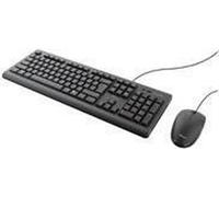 Trust TKM-250 tastiera Mouse incluso USB QWERTZ Tedesco Nero (TKM-250 USB KEYBOARD AND - MOUSE SET QWERTZ B2B) - Versione Tedes NEW