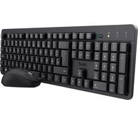 Trust TKM-360 tastiera Mouse incluso RF Wireless QWERTZ Tedesco Nero (TKM-360 WIRELESS KEYBOARDMOUSE - DE) - Versione Tedesca