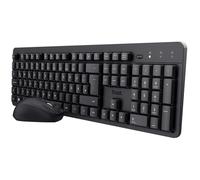 Trust TKM-360 tastiera Mouse incluso Ufficio RF Wireless QWERTY Italiano Nero