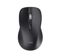 Trust Treva Mouse Wireless con Rotellina Ultra Rapida e Scorrimento Orizzontale, Bluetooth + 2.4GHz, Pulsanti Silenziosi, 85% Plastica Riciclata, Mouse Bluetooth Multi-Dispositivo per PC Mac, Nero