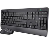 Trust Trezo Comfort kabelloses Tastatur & Maus Set - Deutsches QWERTZ-Layout Wir