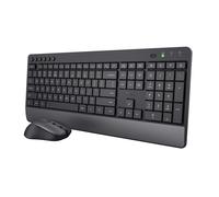 Trust Trezo tastiera Mouse incluso Universale RF Wireless QWERTY Italiano Nero