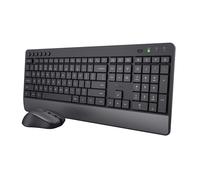 Trust Trezo tastiera Mouse incluso Universale RF Wireless QWERTY Italiano Nero