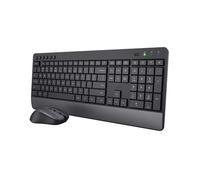 Trust Trezo tastiera Mouse incluso Universale RF Wireless QWERTY Italiano Nero