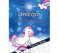 Trust Unicorn Letters and Numbers Tracing Book (Tascabile)