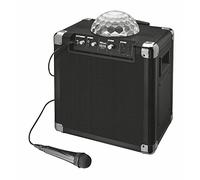 Trust Urban Fiësta Disco Altoparlante Portatile con Microfono, Wireless, Bluetooth, 50 W, Nero