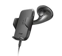 Trust Urban Yudo10 Supporto per telefono e caricabatterie wireless da auto, Nero