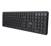 Trust Vaiya tastiera Universale USB + RF Senza fili + Bluetooth Inglese americano Nera - Nouvo