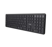 Trust Vaiya Tastiera Wireless Bluetooth + 2.4 GHz Layout Italiano QWERTY, Tastie