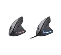 Trust Verto Mouse Verticale Wireless, Mouse Ergonomico senza Filo, 800/1200/1600