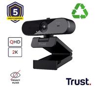 Trust Taxon webcam 2560 x 1440 Pixel USB 2.0 Nero