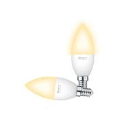 Trust WiFi E14 Lampadina Smart Multicolore, Compatibile con Alexa e Google Nest, Lampadine LED E14, Hub non Necessario, 2.4GHz Lampada WiFi, Luce LED Fredda e Calda, Bianca e Multicolore - 2 Pezzi