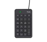 Trust 22221 tastierino numerico Notebook/PC USB Nero
