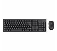 Trust Ymo II - Set tastiera e mouse wireless QWERTY spagnolo, nero | Tasti silenziosi, tasti a basso profilo, resistente alle cadute, ricevitore USB, Windows Mac, PC e computer portatile