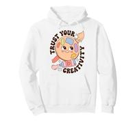 Trust Your Creativity Artist Motivation Saying Felpa con Cappuccio