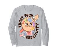 Trust Your Creativity Artist Motivation Saying Maglia a Manica