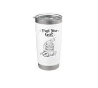 Trust Your Gut Kombucha SCOBY Brewer Gift Bicchiere termico in acciaio inox doppia parete