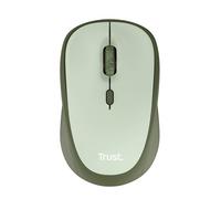 Trust Yvi+ Mouse Wireless Silenzioso con Design Sostenibile, 800-1600 DPI, per Mano Sinistra e Destra, Microricevitore USB, Mouse Senza Fili Compatto per PC, Computer, Laptop, Mac - Verde