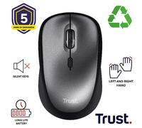 Trust YVI+ WIRELESS MOUSE ECO BLACK