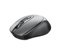 Trust Zaya Mouse wireless ricaricabile (Microricevitore USB riponibile ne mouse, 4 pulsanti, 800-1200-1600 dpi, Porta USB-C per ricaricare la batteria) Nero