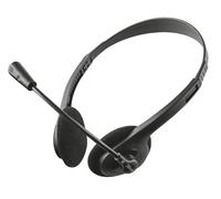 Trust ZIVA CHAT HEADSET Auricolare Cablato A Padiglione Musica e Chiamate Nero