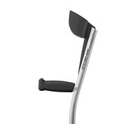 Trustcare Let's Twist Again - Cavalletti ergo con impugnatura nera, colore: Argento