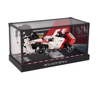 TRUSTFAR Vetrina in acrilico antipolvere progettata per LE-GO 10330 McLaren MP4/4 e Ayrton Senna Block Model, scatola trasparente, scatola espositore compatibile con Le-go 10330 (senza modello)