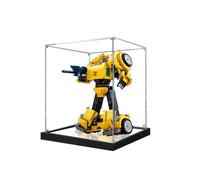 TRUSTFAR Vetrina in acrilico antipolvere progettata per LE-GO 10338 Transformer Robot Building Block Model, scatola trasparente, scatola espositiva compatibile con Le-go 10338 (senza modello)
