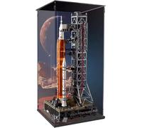 TRUSTFAR Vetrina in acrilico antipolvere progettata per Lego 10341 Space Launch System, scatola trasparente compatibile con Lego 10341