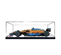 TRUSTFAR Vetrina in acrilico antipolvere progettata per Lego 42141 F1 Racing Building Block, scatola trasparente, scatola espositiva compatibile con Lego 42141. (Nessun modello) (specchio da 2 mm)