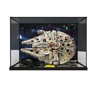 TRUSTFAR Vetrina in acrilico antipolvere progettata per Lego Star Wars Ultimate Millennium Falcon 75192 modello di mattoncini da costruzione, scatola da esposizione compatibile con Lego 75192 (senza