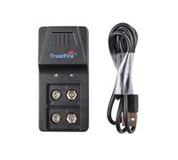 TrustFire BC01 9V Block 6F22 - Caricabatterie per batteria agli ioni di litio, NI-MH