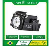 TrustFire GM23 torcia tattica a LED 800 lumen compatta potente torcia ricaricabile USB a sgancio rapido montata su binario luminoso GL0ck