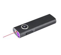 TrustFire Mini X3-SE - Torcia elettrica EDC piatta ricaricabile con luce bianca, luce UV e fascio rosso, 1200 lumen, torcia a LED combinata, tripla sorgente luminosa, luci tascabili IPX6 per emergenza