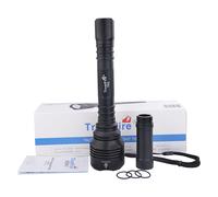 Trustfire T62 3600LM Torcia tattica super luminosa Arma Luce LED ricaricabile Potente torcia USB C per la caccia all'aperto