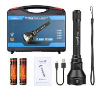 TrustFire T70S Torce Led Alta Potenza 2350 Lumen, Professionale, IPX8, 1050 Metri Torcia a Fucile Lungo Raggio, Torcia Da Caccia Professionale Lunga Portata Pesca, Caccia, Campeggio