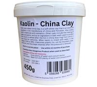 Trustleaf Argilla bianca cinese caolino, 450 g, 100% naturale, confezione da 450 g