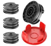 TRUSTLIONTEK Bobine di filo, compatibili con Bosch ART 24, 27, 30 e ART 30-36 LI, F016800351 bobina di ricambio (4 bobine di filo + 1 copertura bobina)