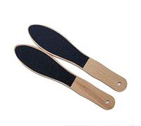 TRUSTTWO 1. 0pcs / lot. File del tallone di legno di faggio naturale File Pedicure Pedicure Nail Art file doppio file callus Remover Manico in legno Maniglia for uso personale The New