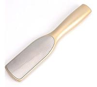 TRUSTTWO 3 Color Pedicure Scrubber Piede File Callus Remover Acciaio inox Acciaio inossidabile Raschietto Portable Rasp Foot Gratel Strumento di cura The New (Color : Gold)
