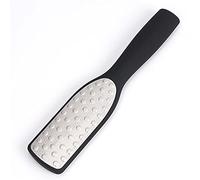 TRUSTTWO 3 Color Pedicure Scrubber Piede File Callus Remover Acciaio inox Acciaio inossidabile Raschietto Portable Rasp Foot Gratel Strumento di cura The New (Color : Schwarz)