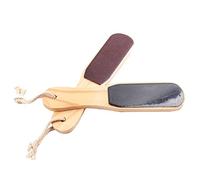 TRUSTTWO File del piede del tacco in legno 2pcs / lot Compatibile con la pedicure dell arte del chiodo del file doppio file di rimozione del callo The New