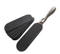 TRUSTTWO Raspa for pedicure file 1 PZ, file a pedale in acciaio inox Rimozione callus + 10pcs Sostituzione tamponi for pedicure strumento The New